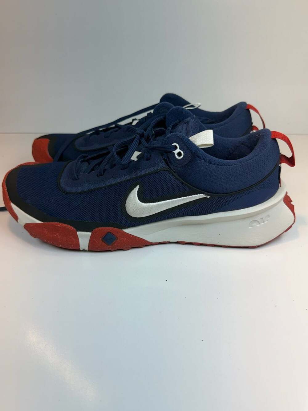 Nike Air Diamond Varsity Turf Shoes Navy Red White